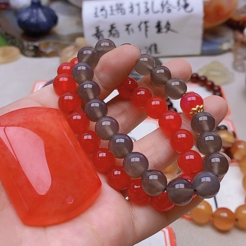 【闪购商品】未镶嵌玛瑙/玉髓珠宝半成品赫*欣