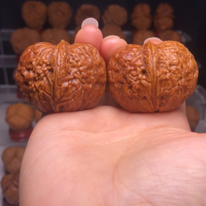 吊坠文玩核桃2雕刻金蟾