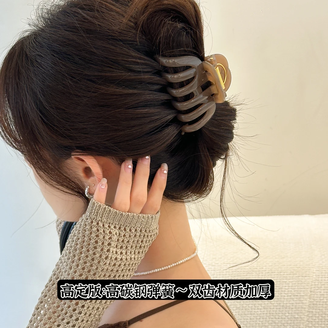 RURU轻奢设计南瓜夹大号发夹女款2025新款网红爆款发夹头饰发卡