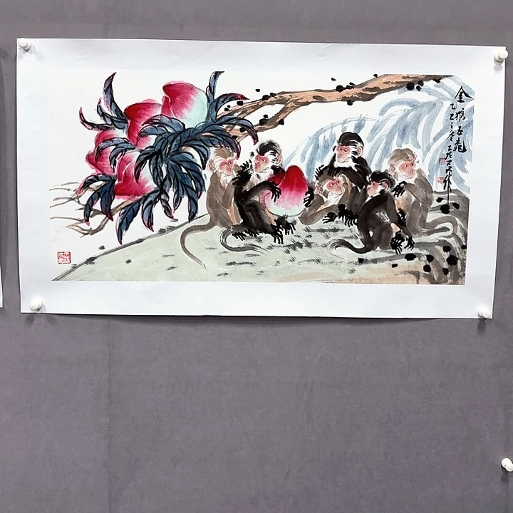 国画亲笔手绘放心去藏