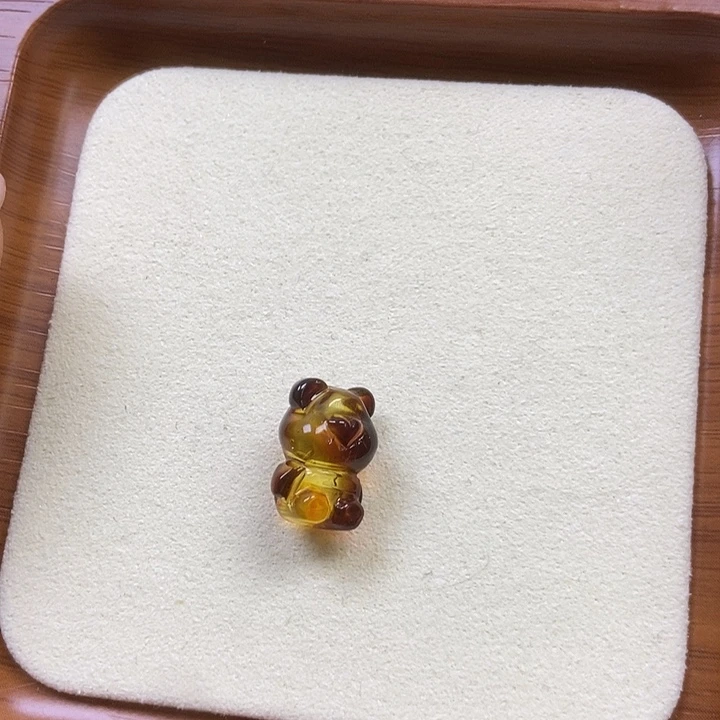 橄榄核吊坠小熊25