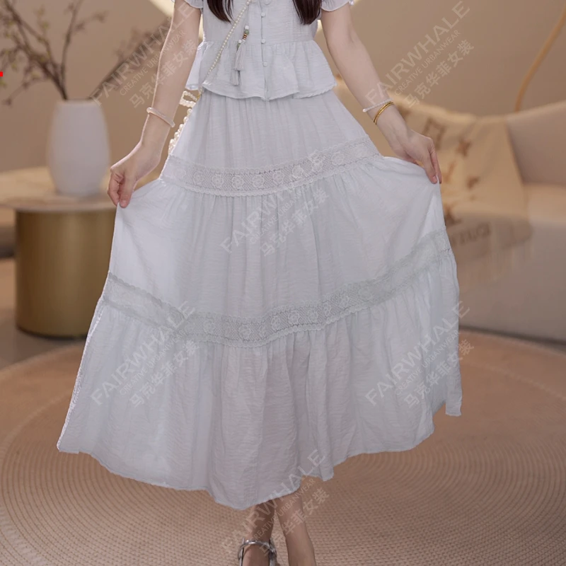 马克华菲女装时尚夏季2025法式百搭春夏气质半身裙显瘦百搭复古 X