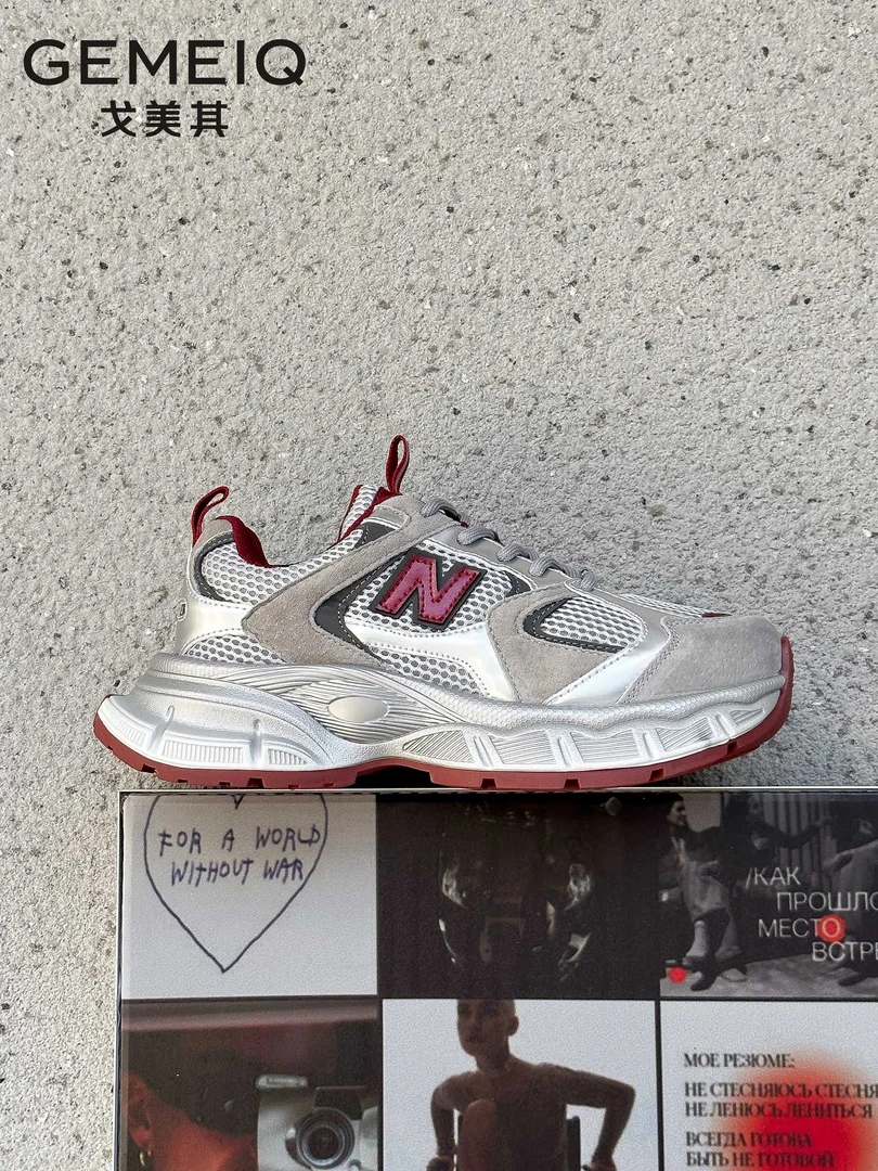 戈美其2024专柜款高跟老爹鞋明星同款牛皮真皮韩版ins风女鞋