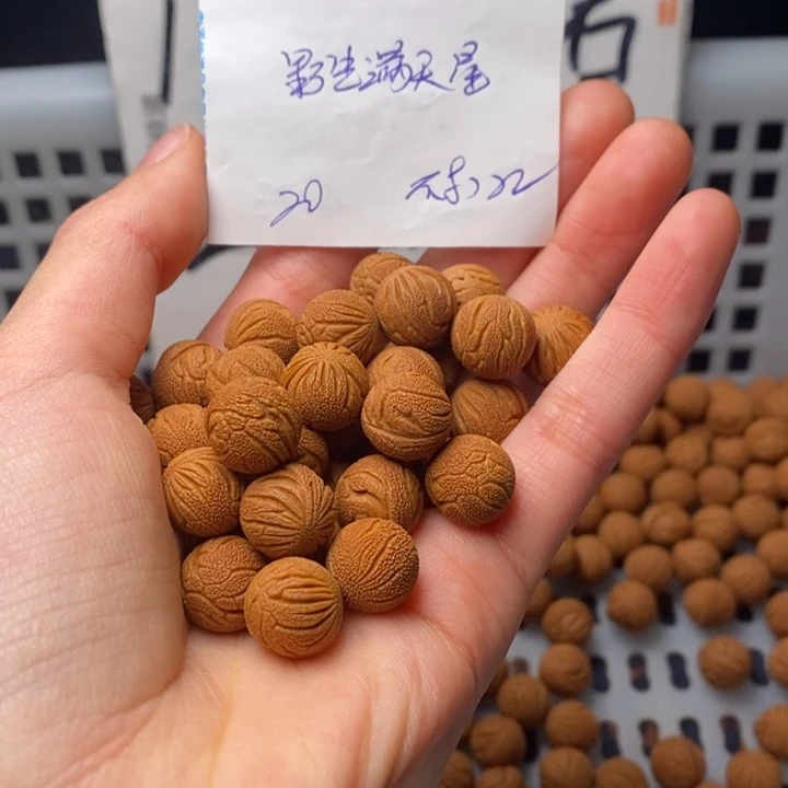 桃核手串12mm左右野生满天星20颗（不打孔）