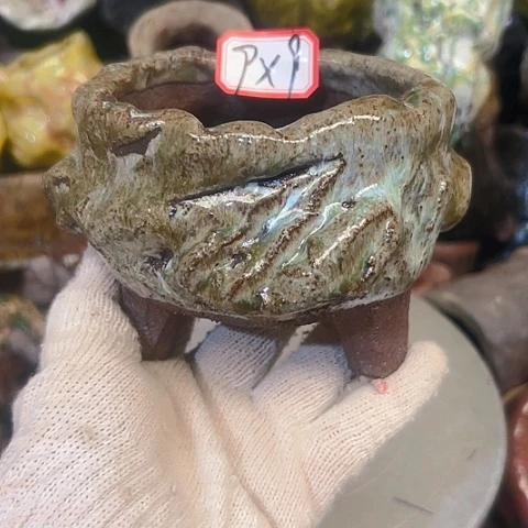 粗陶花盆手工花盆制作