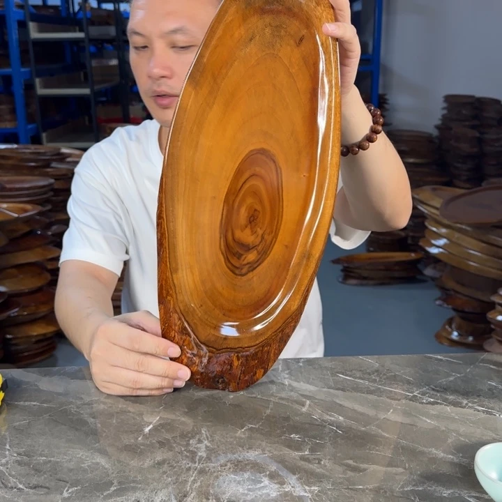 香樟木茶盘实木46*18*3.5
