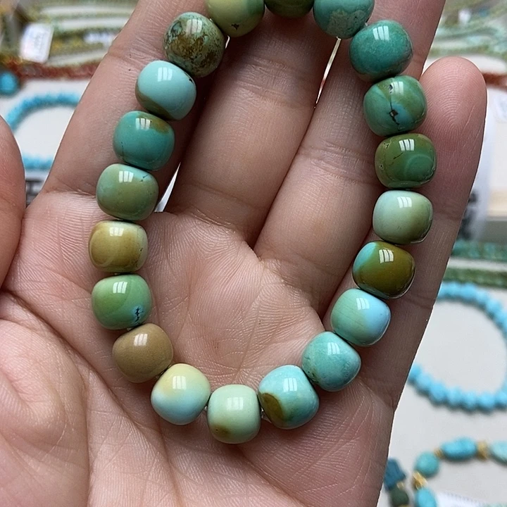 绿松石未镶嵌手链77