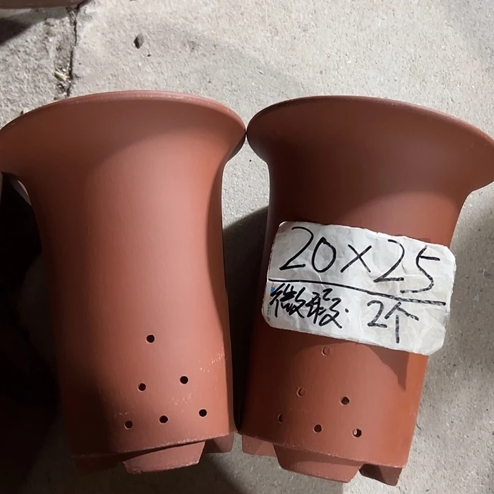 紫砂花盆宜兴紫砂花盆2只