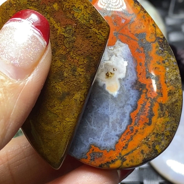 玛瑙/玉髓颈饰足银镀金镶嵌何*兴