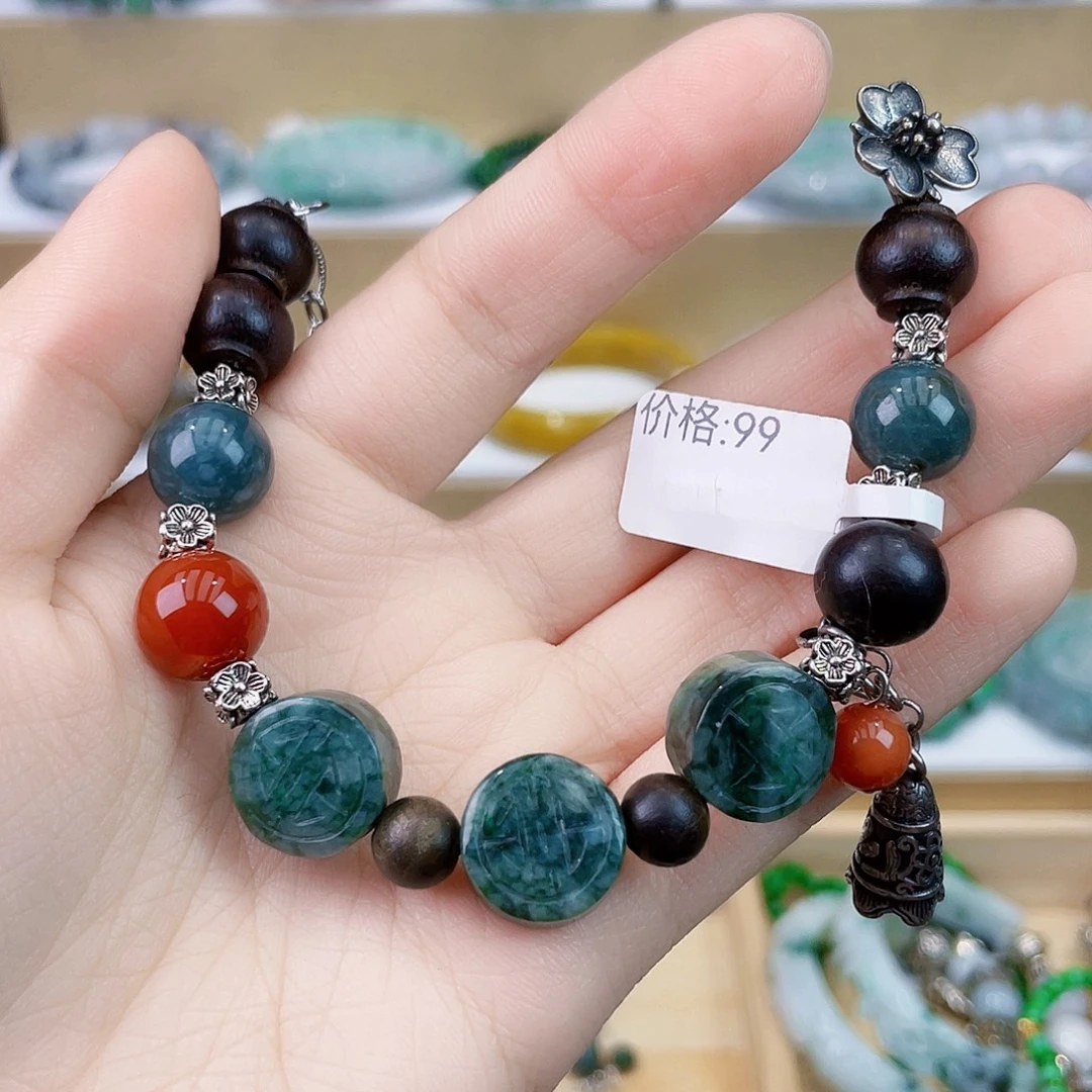 翡翠未镶嵌手链手链