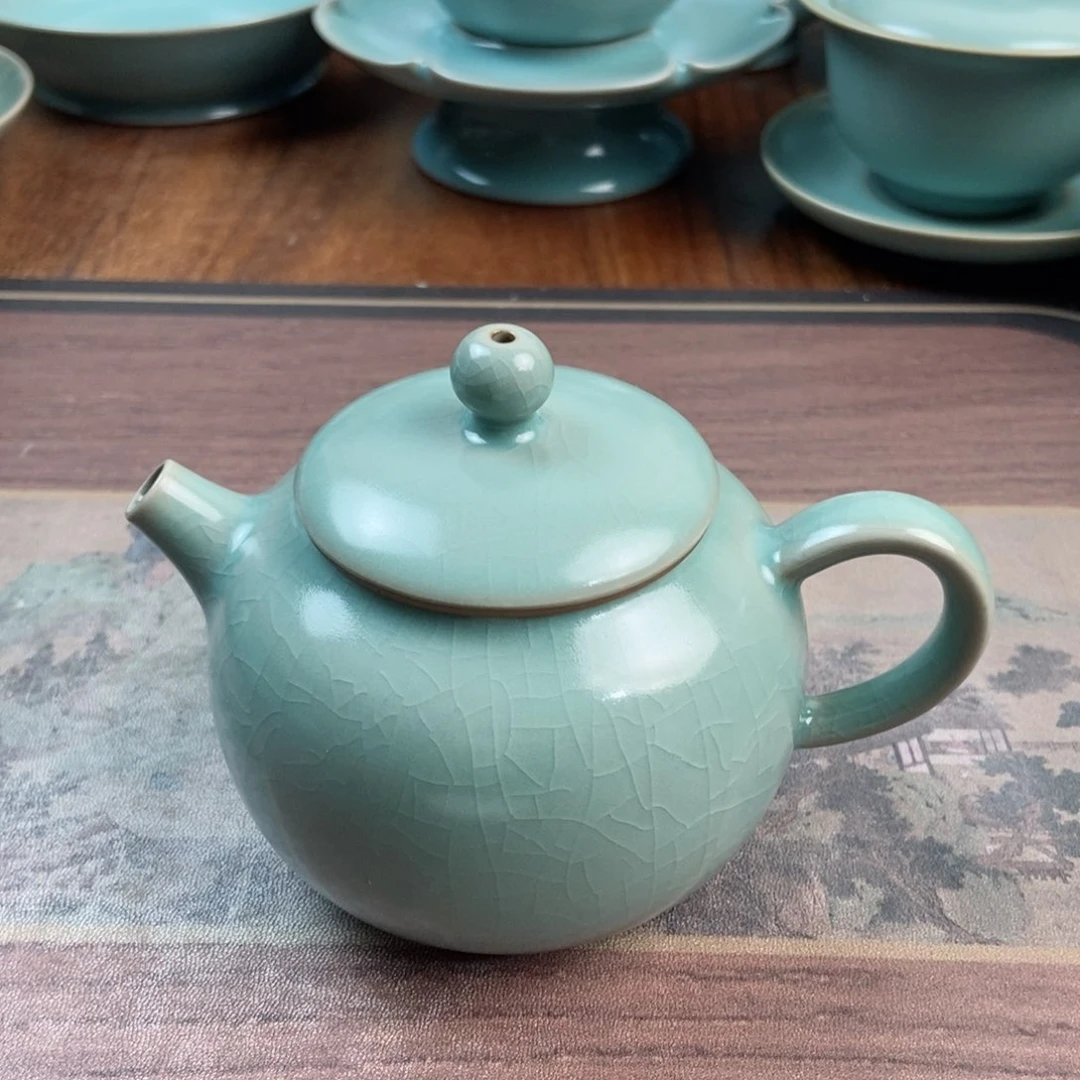 摆件原产地原矿汝瓷～茶器