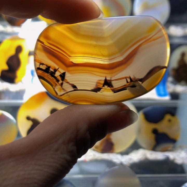 合金玛瑙/玉髓珠宝奇石46