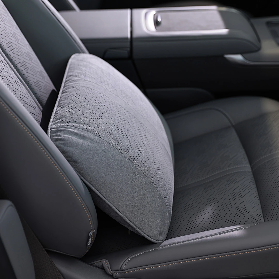 极氪官方7X云觅腰靠高端汽车靠垫ZEEKR原车开模正品专车定制