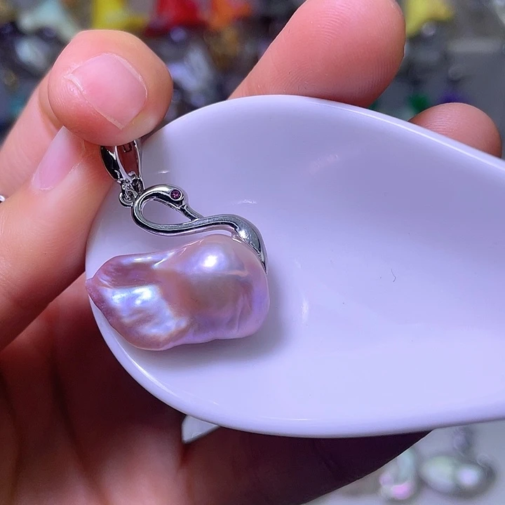 合金颈饰淡水珍珠36