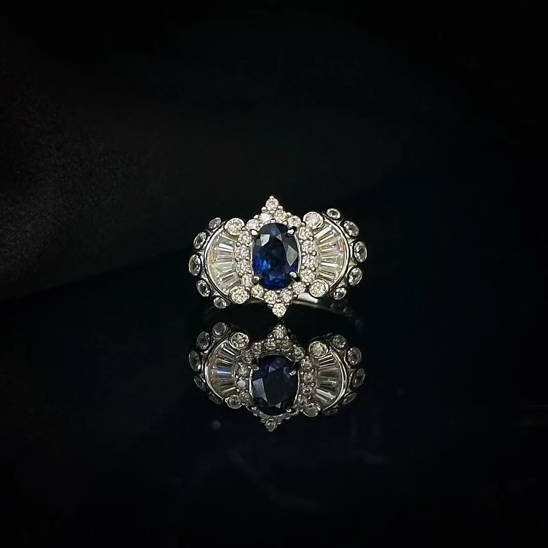 SJ1276色卡/ Royal Blue /VVD  Sapphire/戒指