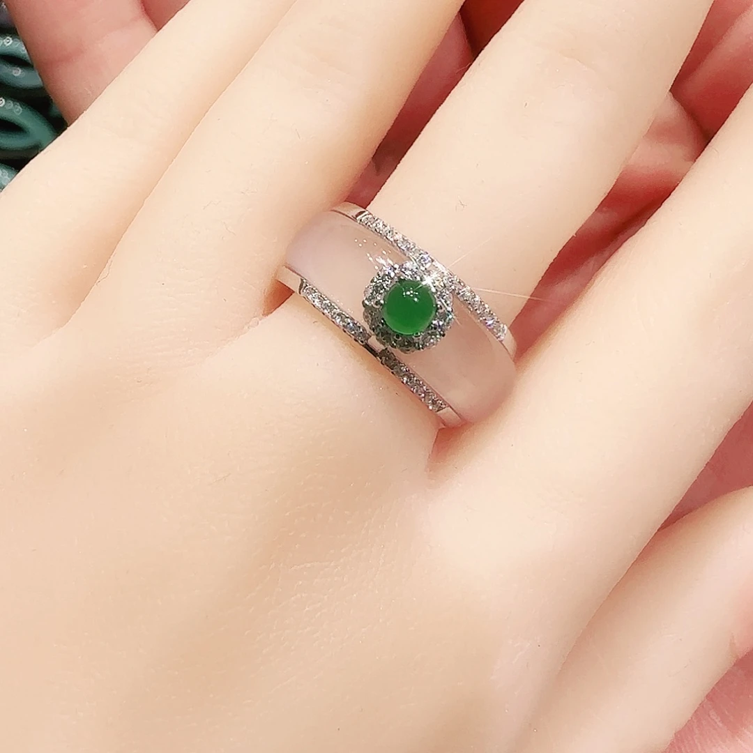 玛瑙/玉髓戒指未镶嵌