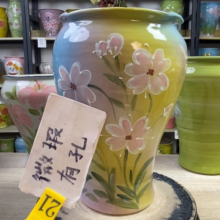 景德镇高温陶瓷花盆