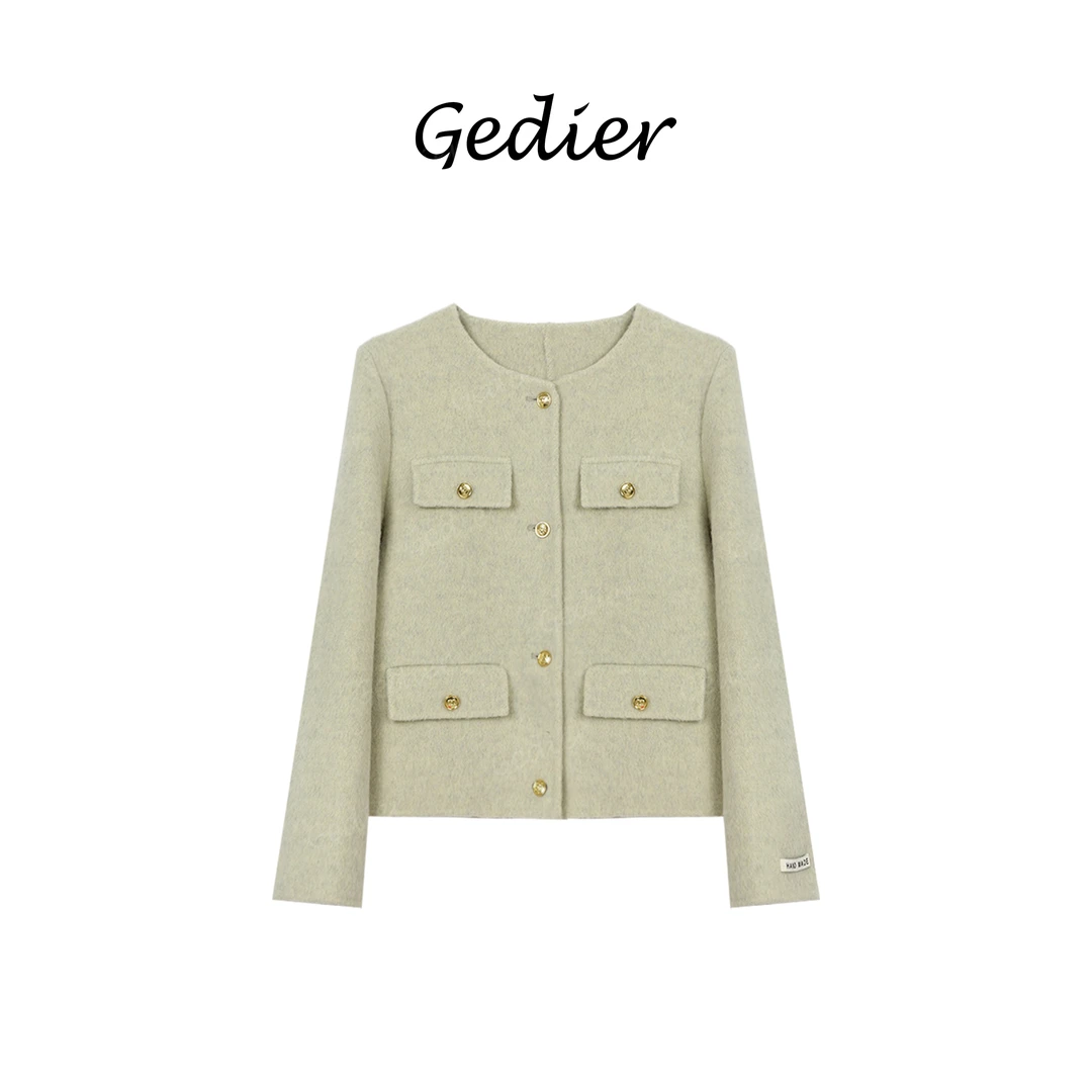 【歌蒂尔】 女士时尚百搭短款双面呢外套 SG556000Y