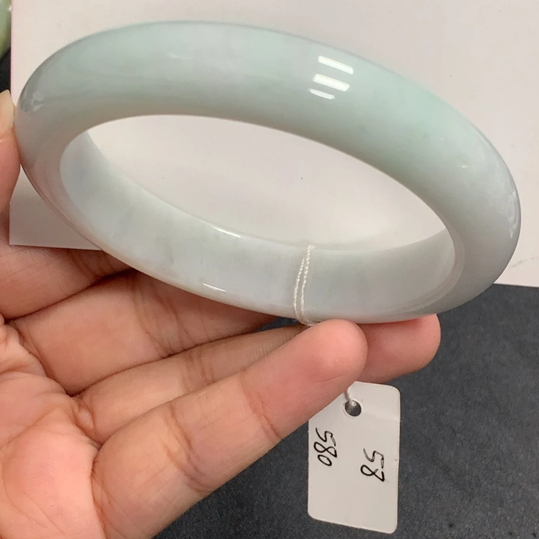 翡翠未镶嵌手镯19号58.7-12.4-8.4强强强强推荐