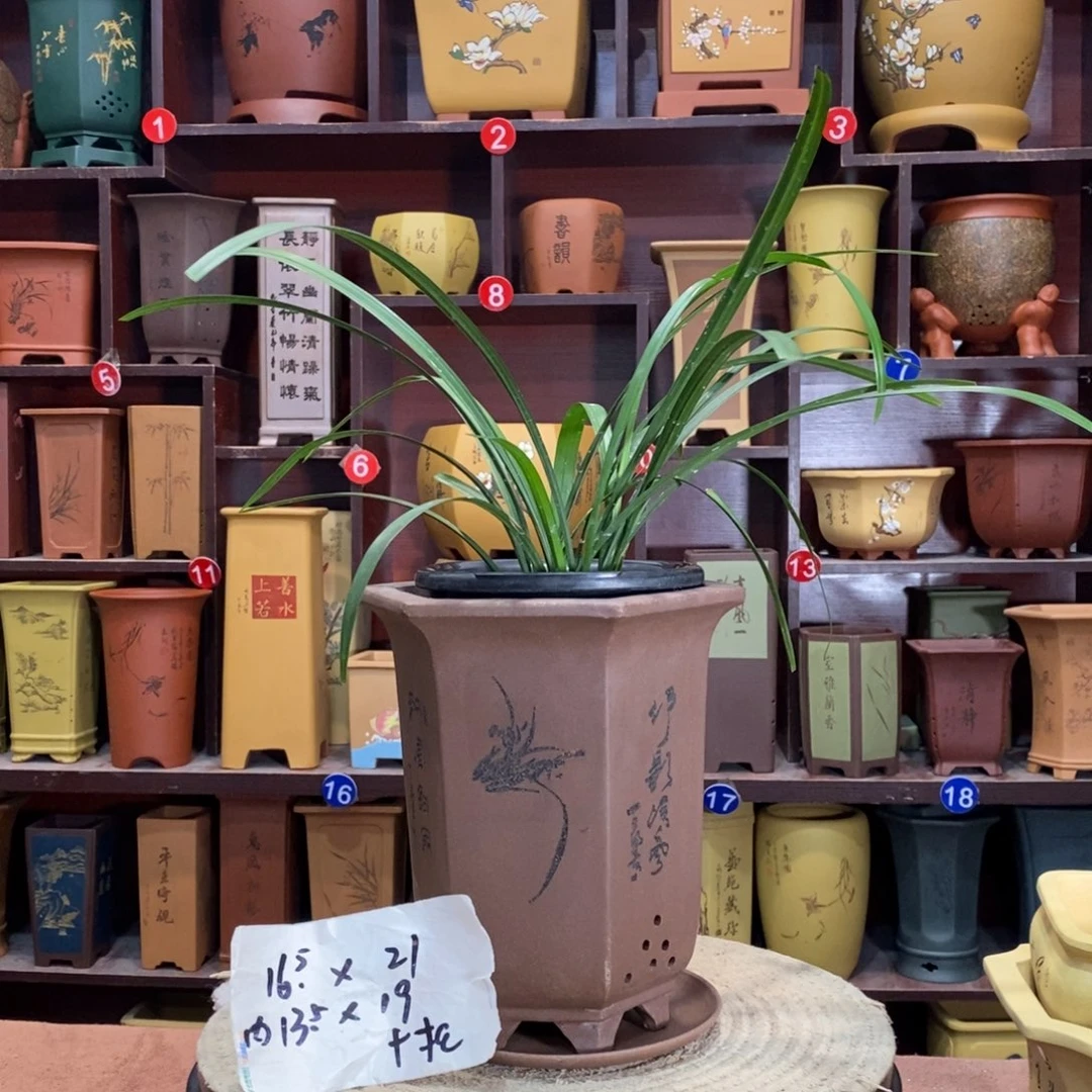 紫砂艺术紫砂花盆