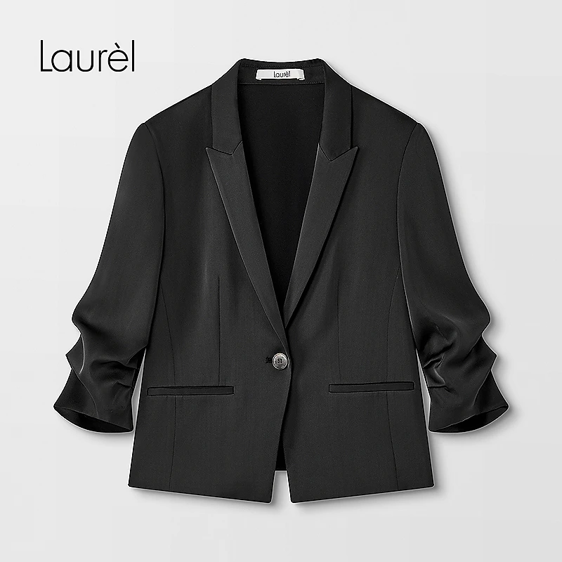 【粉丝专享】Laurel新款简约七分袖西装LWD356T051DX