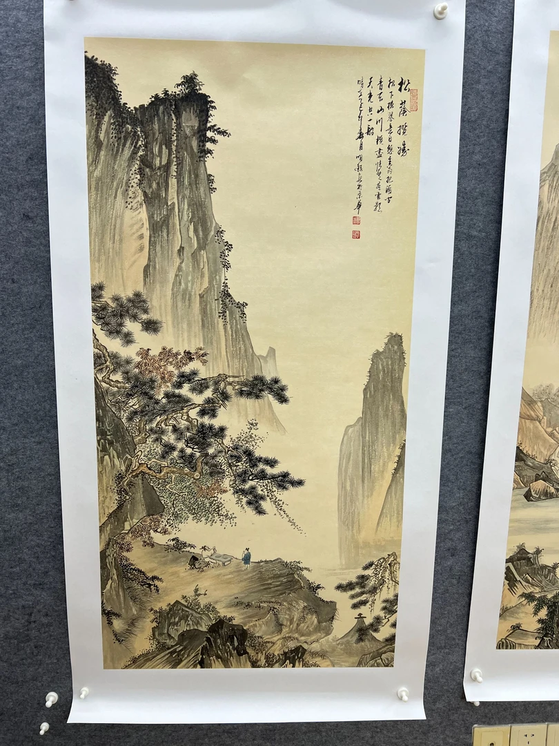 装饰明锐竖幅挂画