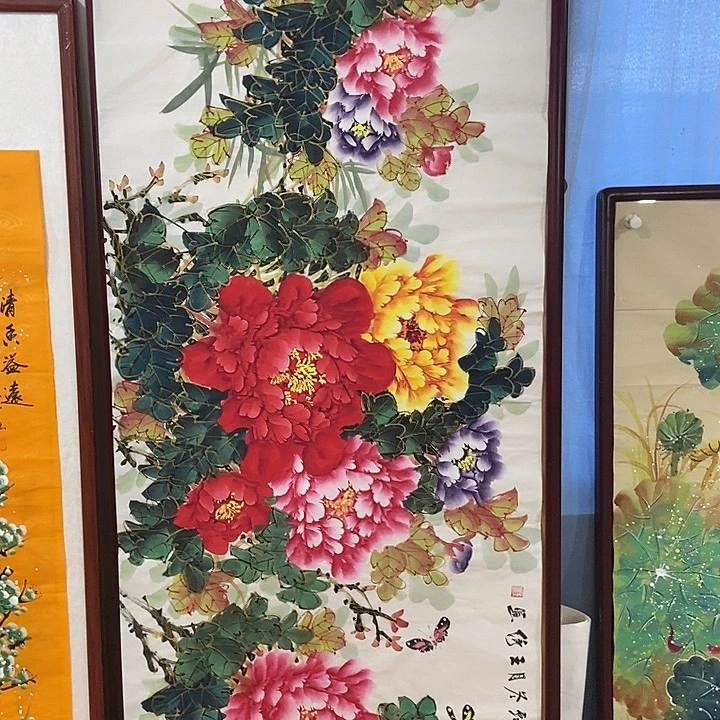 三个张画廊直播间！不带框