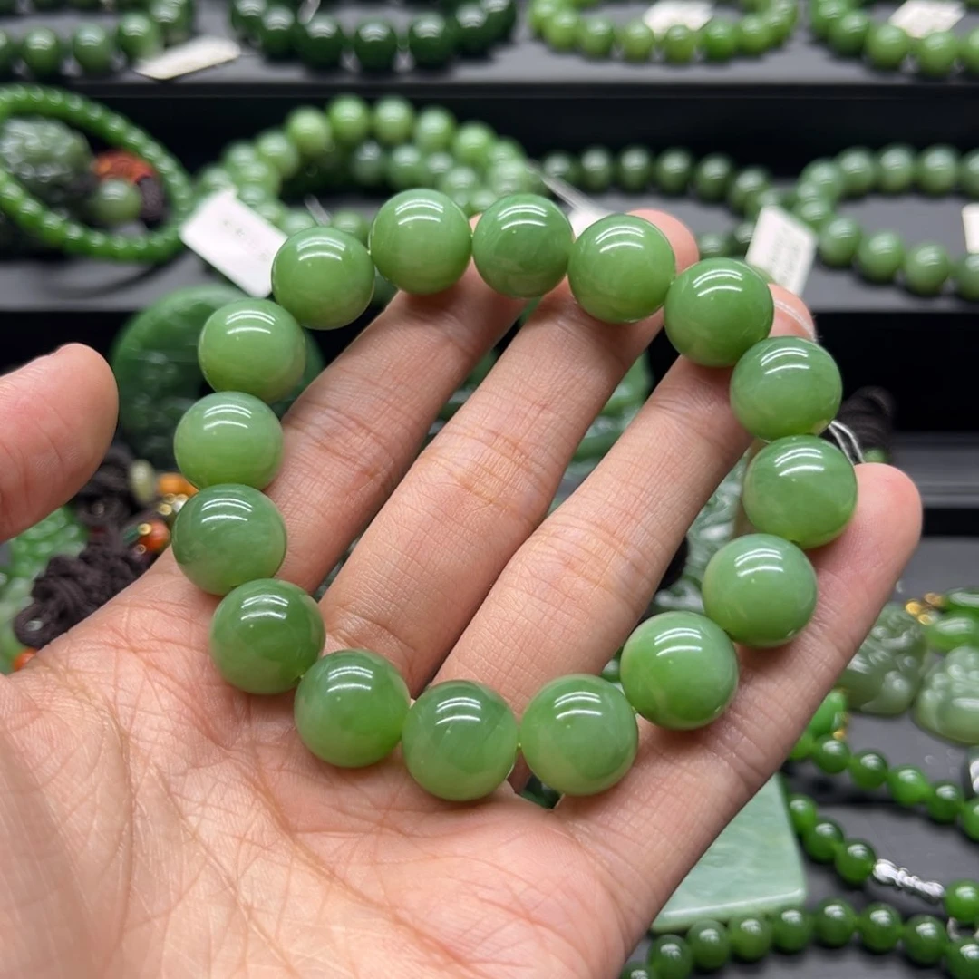 和田玉（碧玉）手链未镶嵌B***y