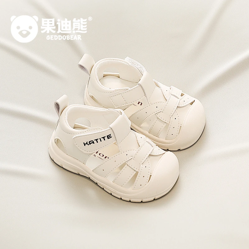 婴儿凉鞋透气舒适防滑软底简约新款夏季1一3周岁半男宝宝女学步鞋