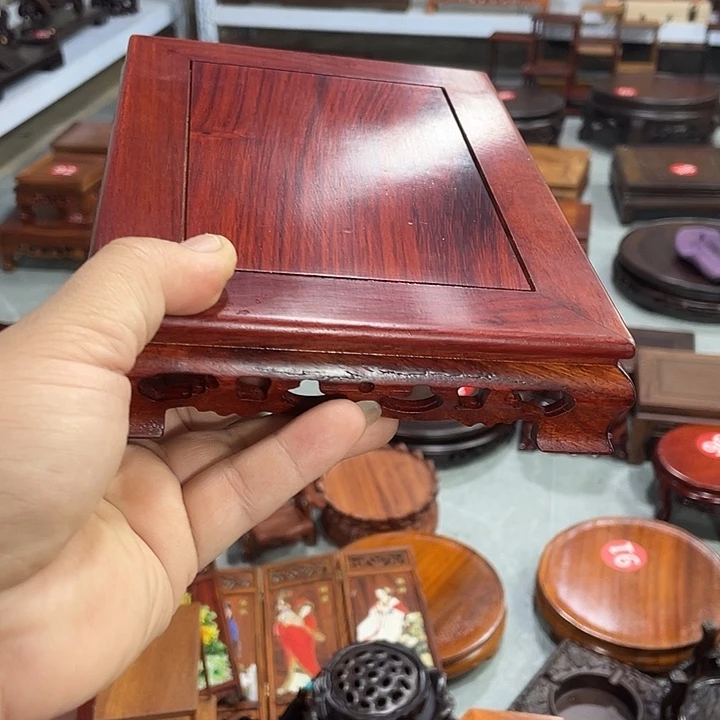 红木底座工艺品紫砂红木底座工艺品20公分