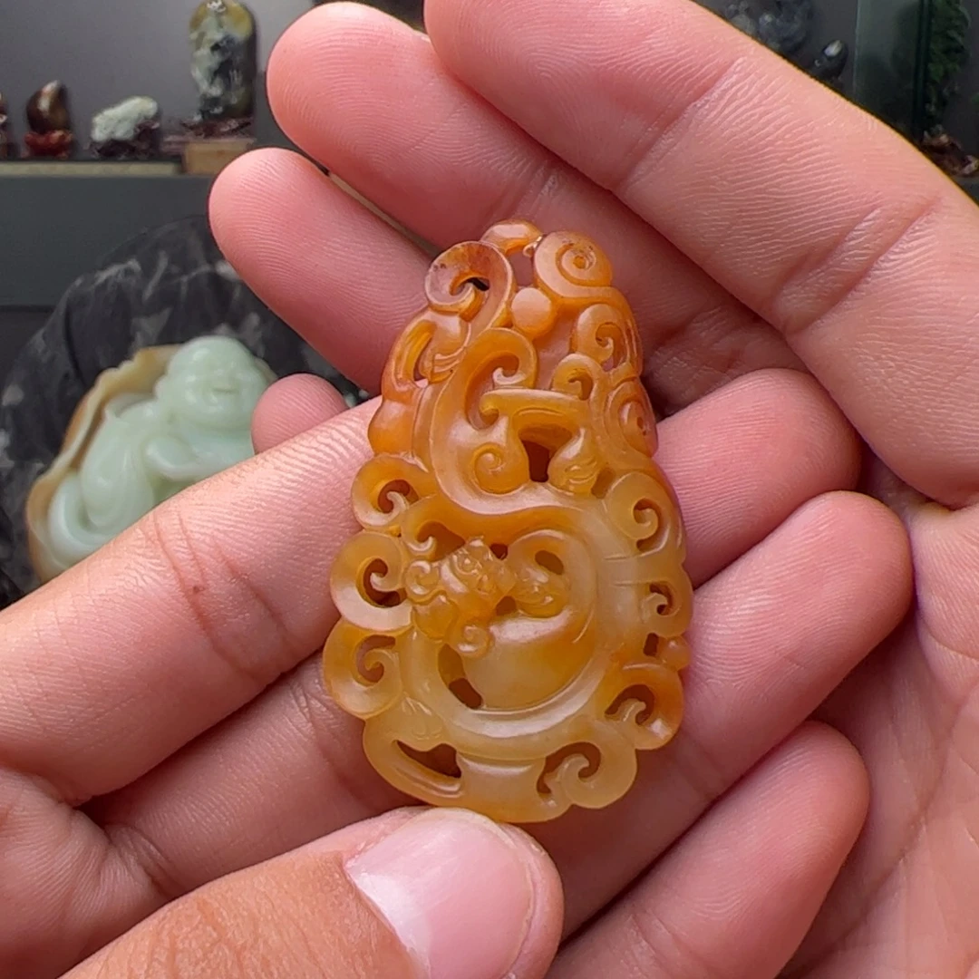 和田玉未镶嵌摆件