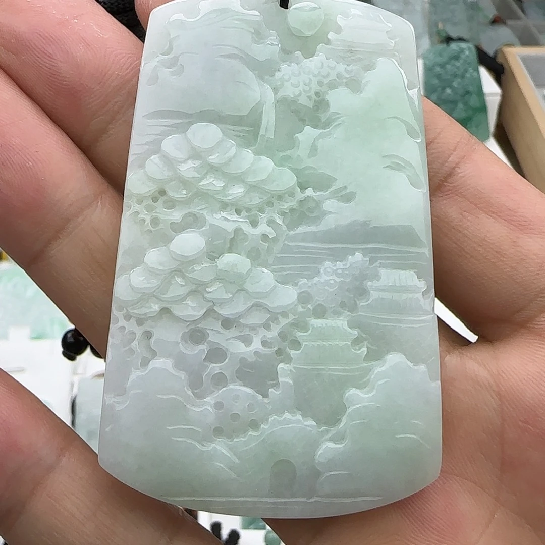 颈饰未镶嵌翡翠翡翠