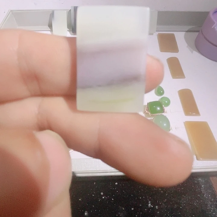 和田玉（翠青玉）未镶嵌吊坠(不含链)