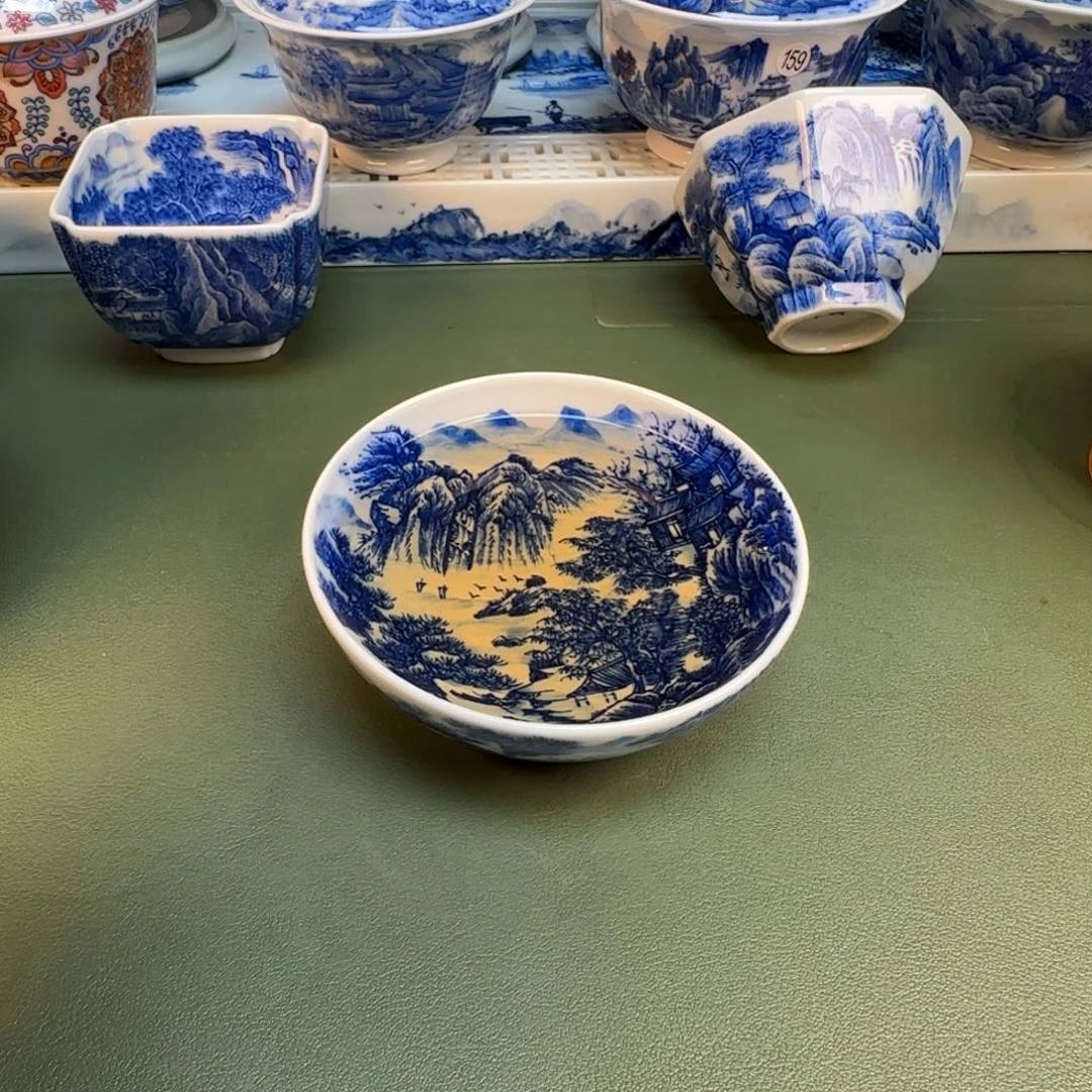 纯手工纯手绘茶具石头73