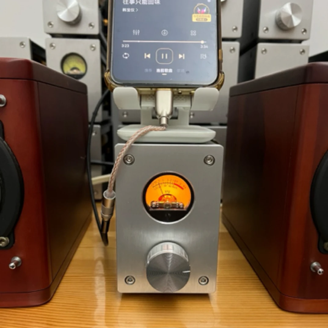 纯手工搭棚制作7293迷你桌面hifi功放机发烧监听立体声双声道音响