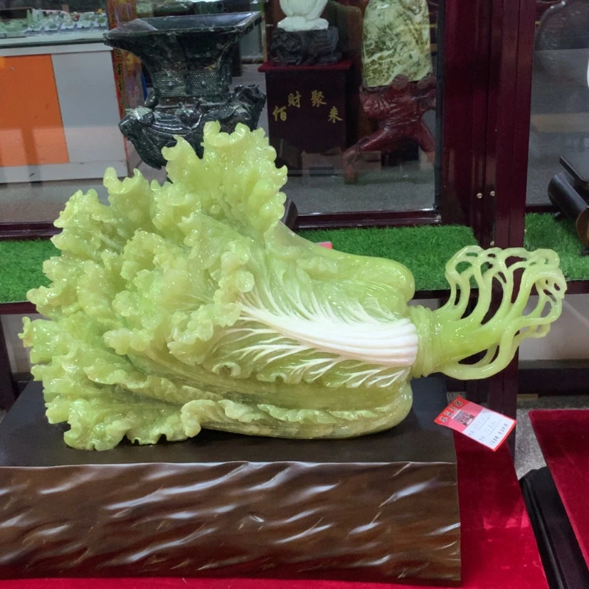 【闪购商品】未镶嵌蛇纹石玉摆件覆膜