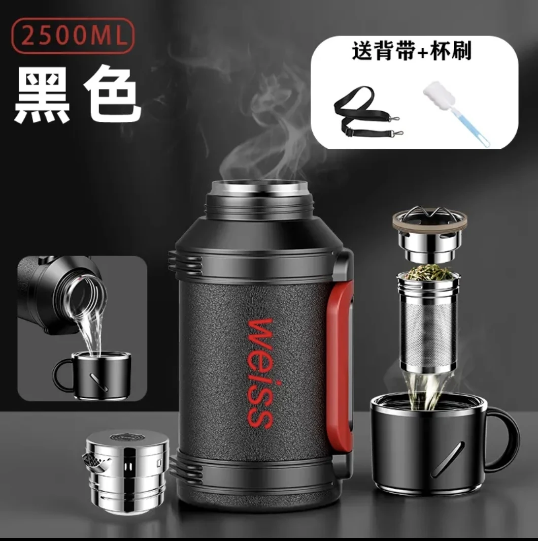 WEISS/唯水装5斤水保温壶户外家用矮胖墩款车载旅行水壶热水壶