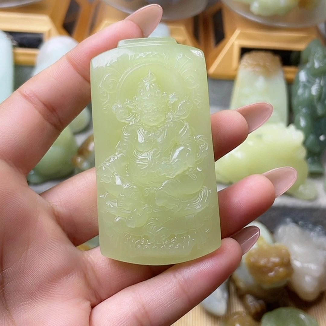 【闪购商品】未镶嵌和田玉挂件天****.