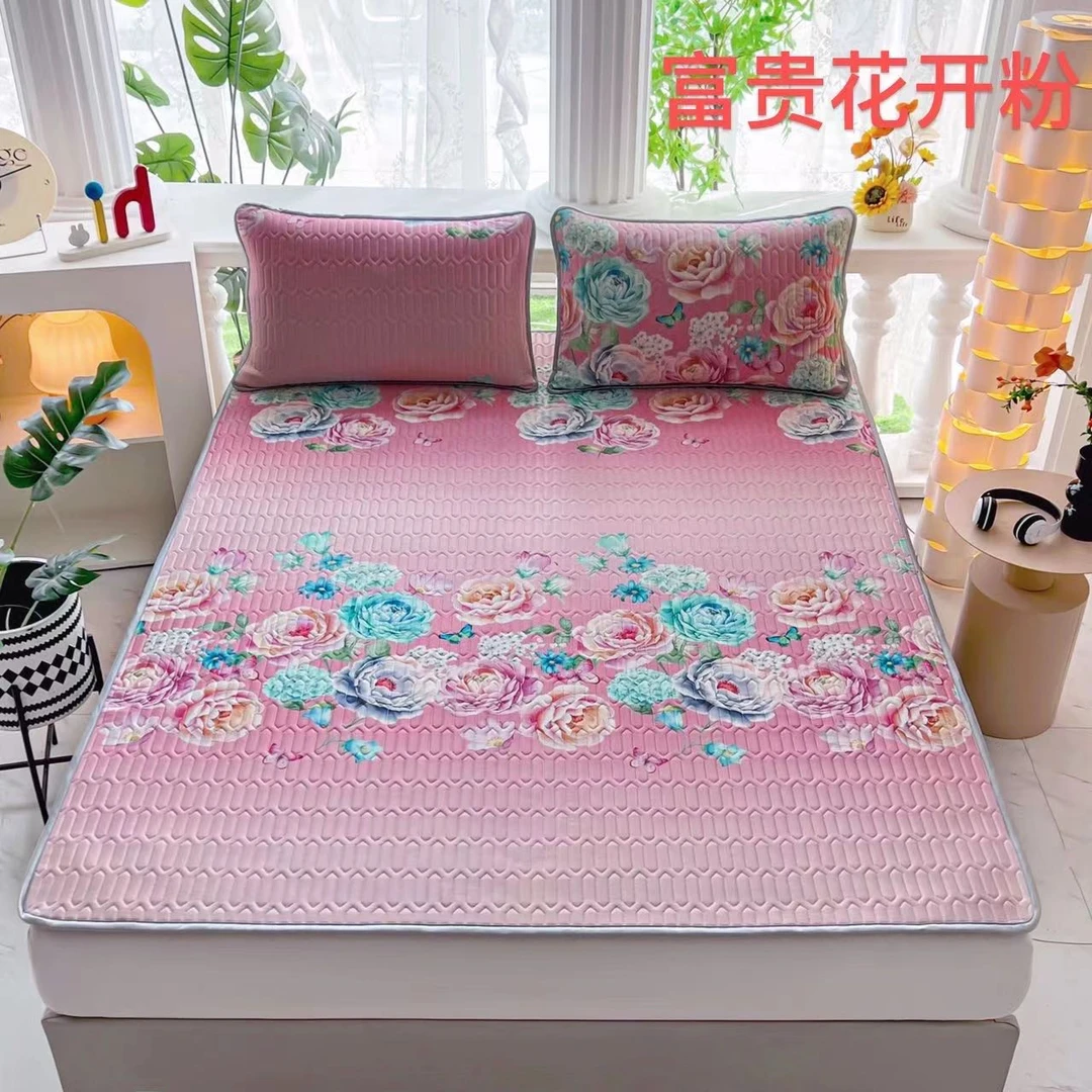 泰国乳胶凉席三件套