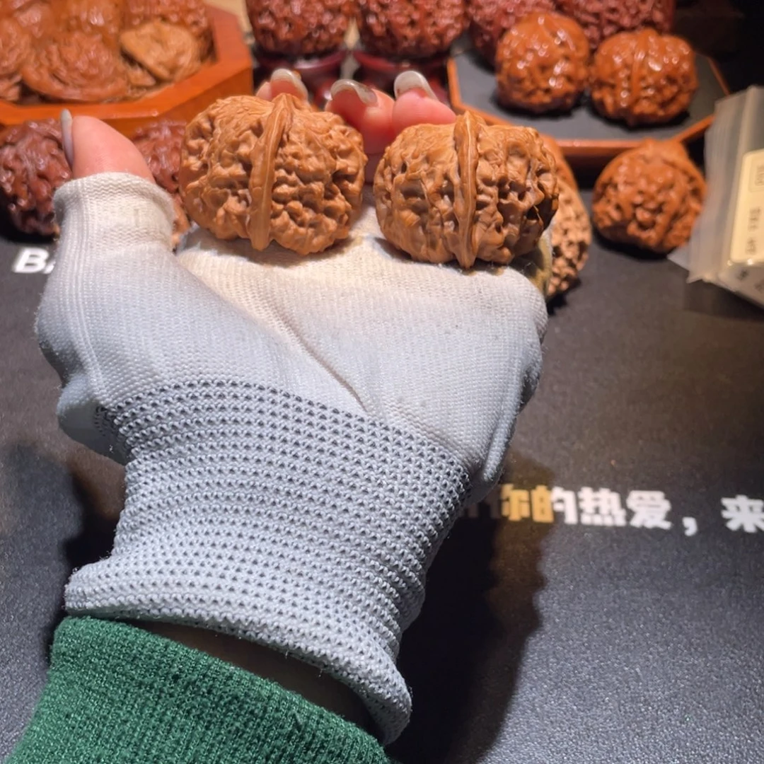 文玩核桃吊坠37.38蓟县红马蹄21816