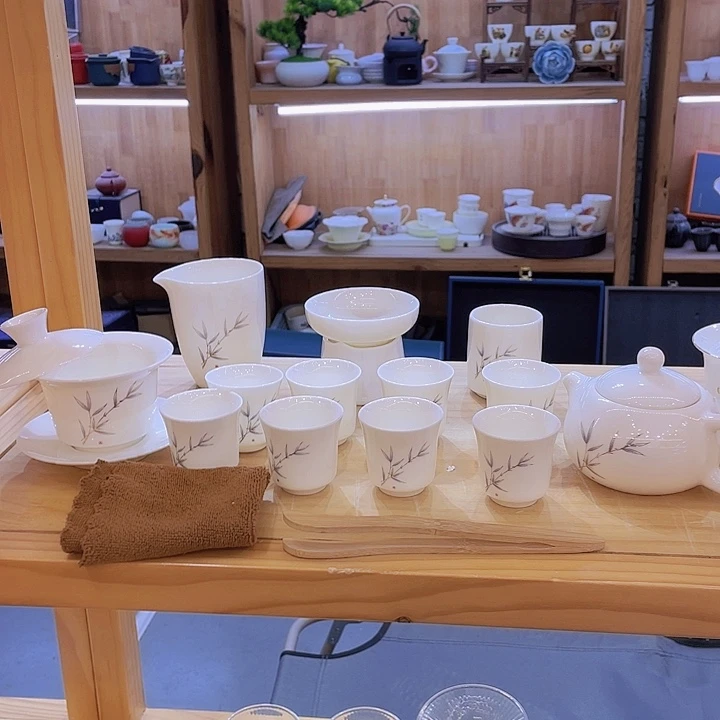 紫竹紫罗兰羊脂玉套装