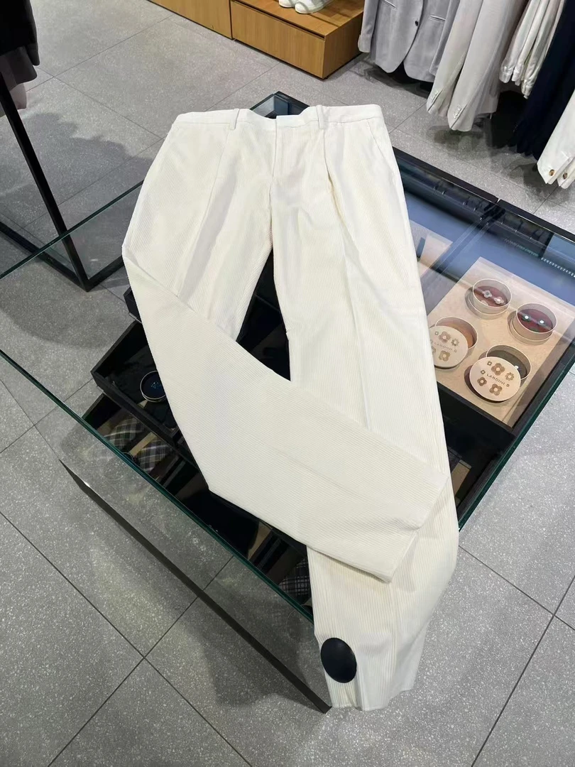 【NANA在意大利】 代 la r di ni   男生白色灯芯绒裤子