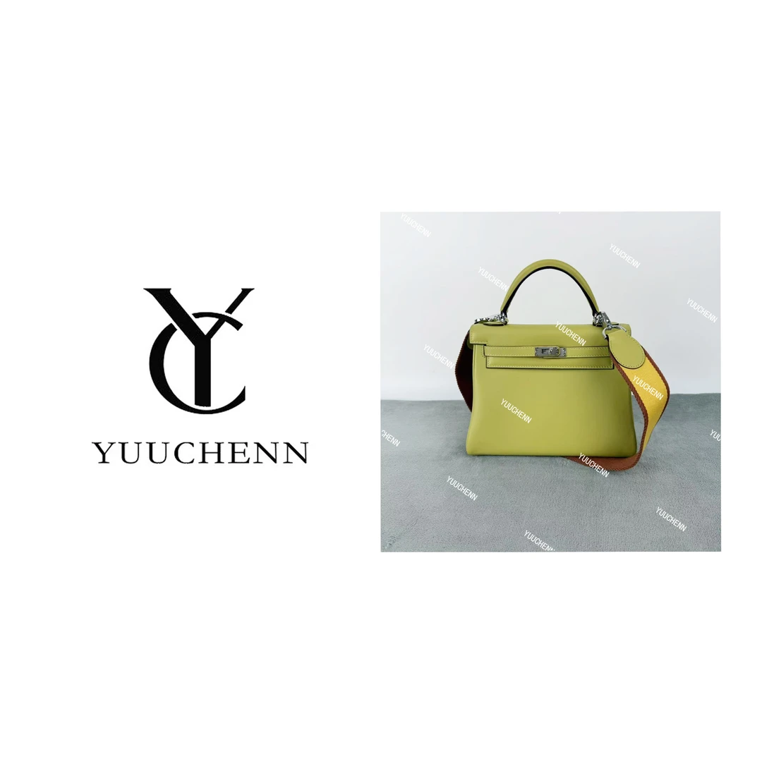 YUUCHENN/【kelly】进口swift皮25cm 灰绿色 HH5708