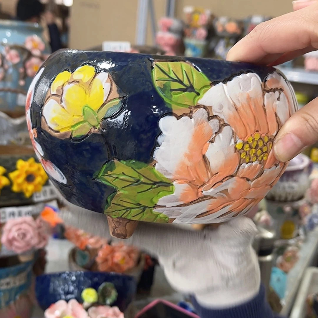 【闪购商品】红陶蓝色