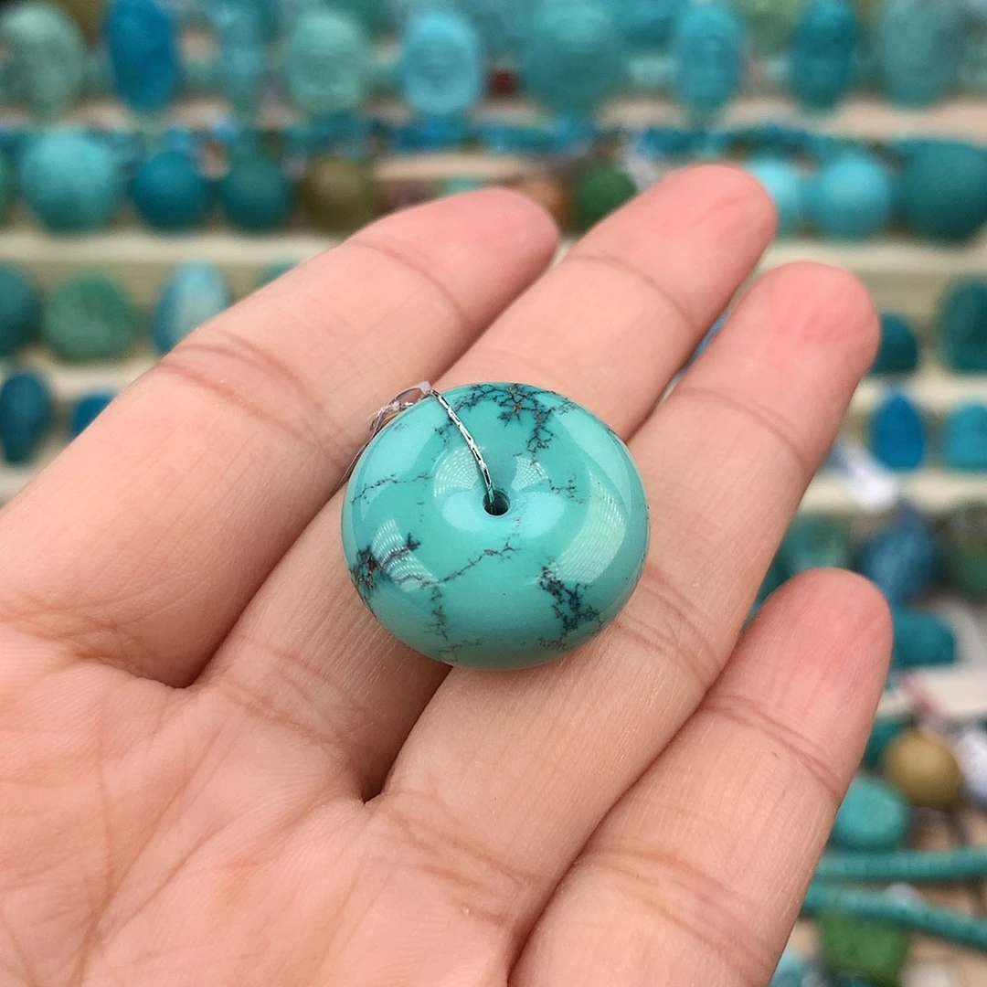 暖****绿松石未镶嵌珠宝奇石20.1