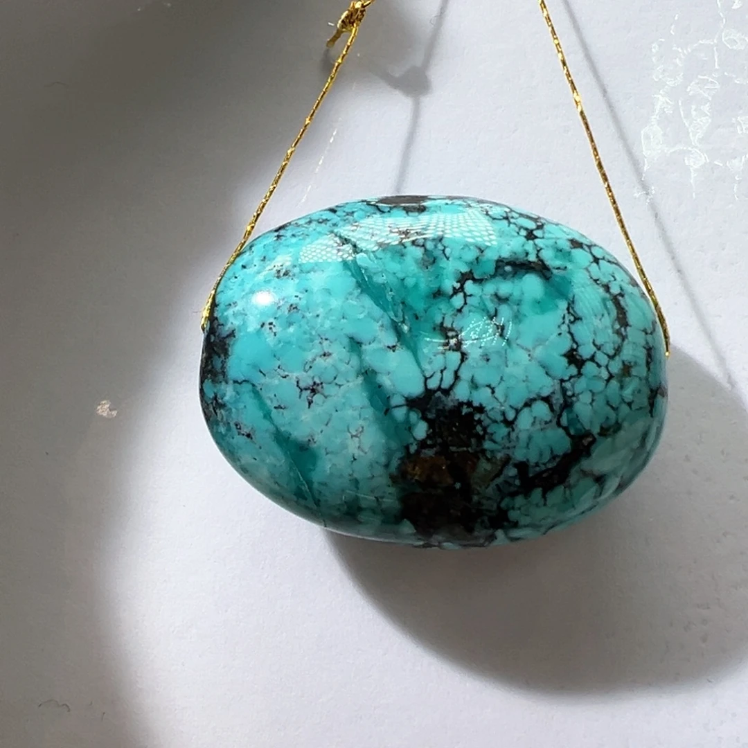 绿松石未镶嵌挂件