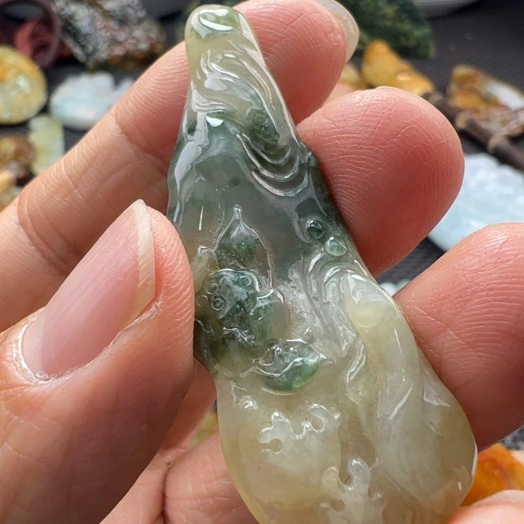 翡翠裸石缅甸翡翠