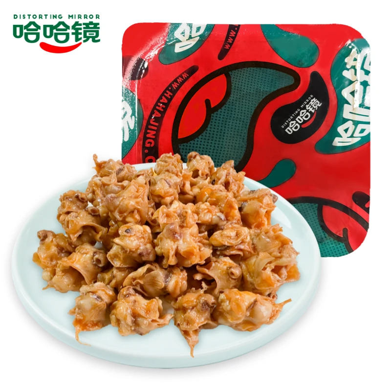 哈哈镜 鱿鱼脆骨95g/盒 追剧下酒聚餐休闲卤味