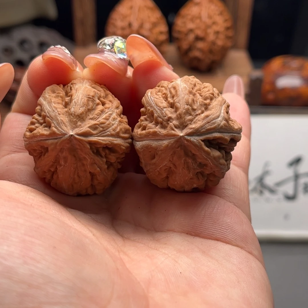 文玩核桃把件关东木子家楸大胖6