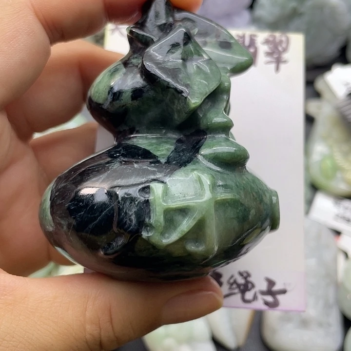 颈饰未镶嵌翡翠天然翡翠